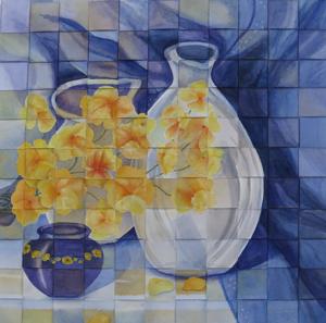 Yellow Flowers And Vessels